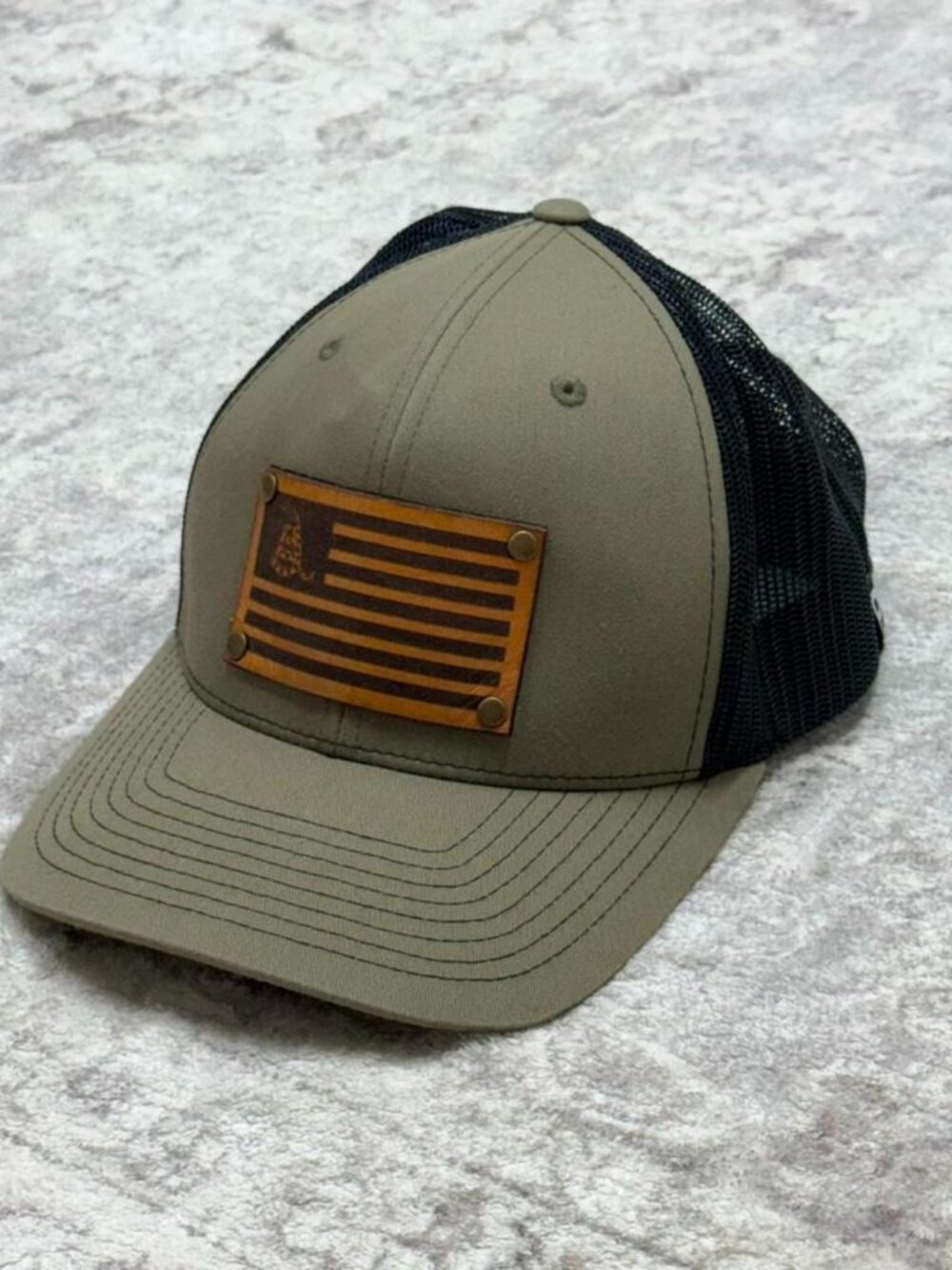 Don't Tread On Me American Flag Patch Hat